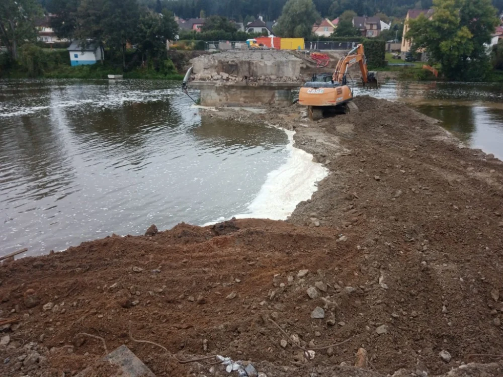 Realizace zachycená na dodané fotografii Demolice