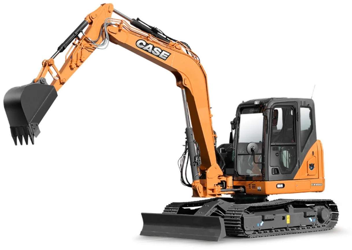 Pásové rypadlo CASE CX80
